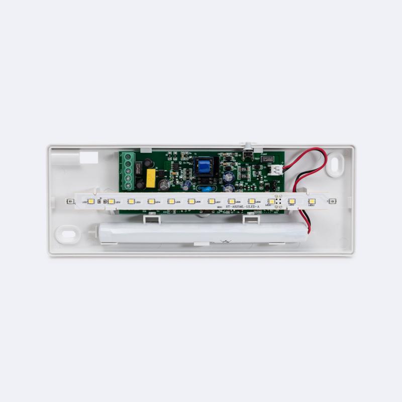 Luz de Emergência LED Superfície 100lm Permanente/Não Permanente
