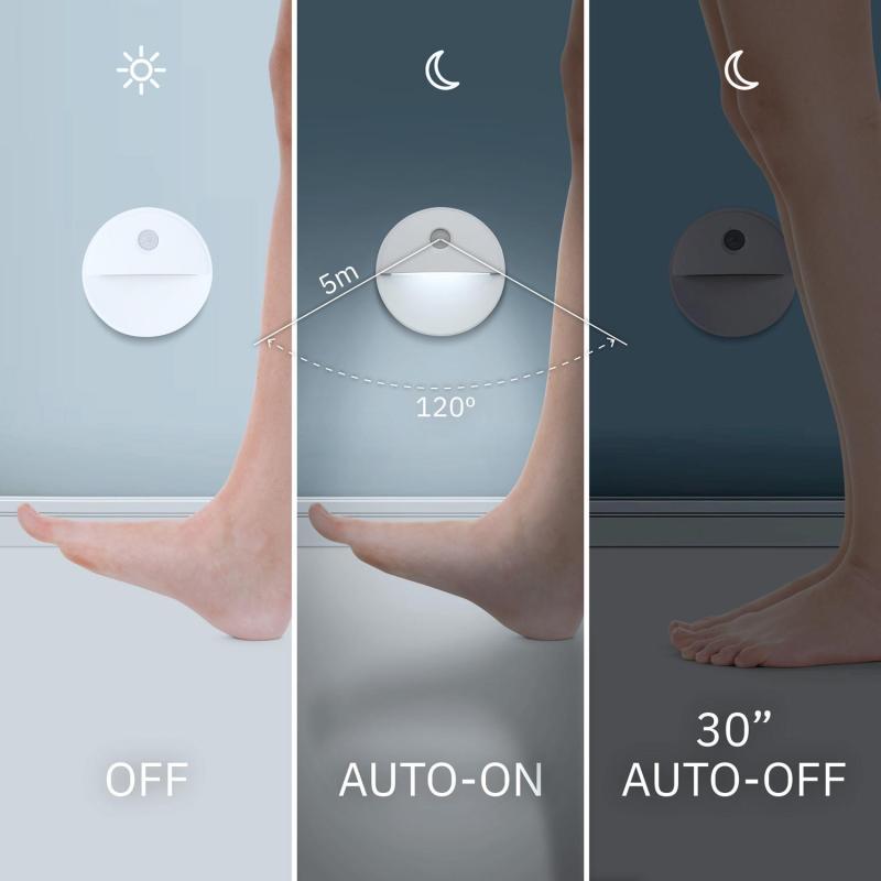 Luz Noturna LED com Detector de Movimento PIR 120º