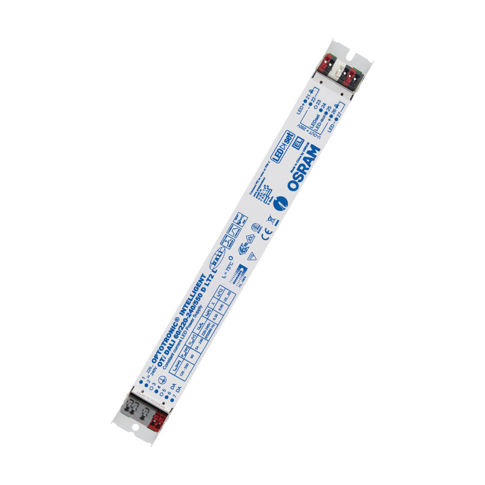 Transformador LED Osram OptoTronic OTI DALI CC Linear G3 OTI DALI 60/220-240/550 D LT2 L G3