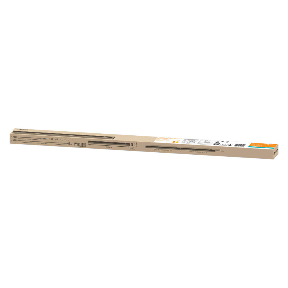 Luminária LED Linear Ledvance "Compacta" 8W 800Lm 3000K 140º IP20