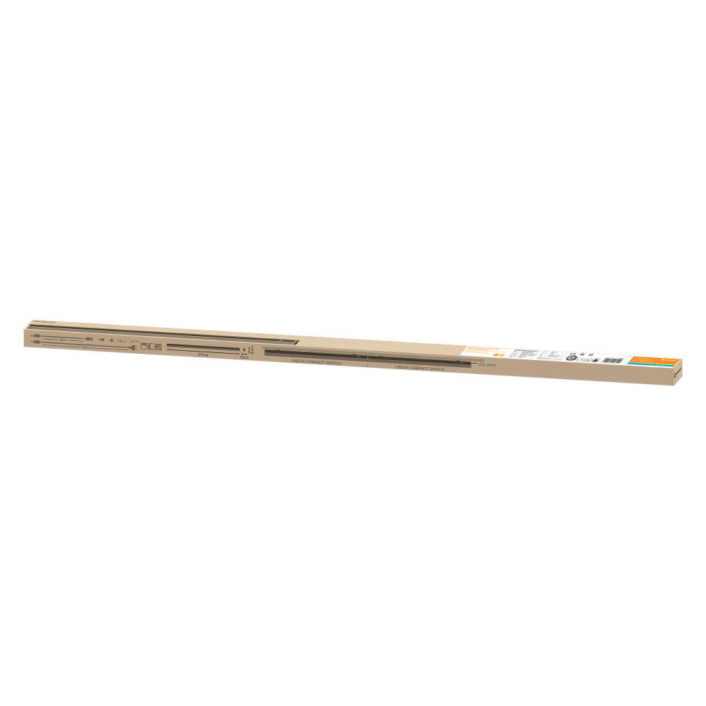 Luminária LED Linear Ledvance "Compacta" 12W 1200Lm 3000K 140º IP20
