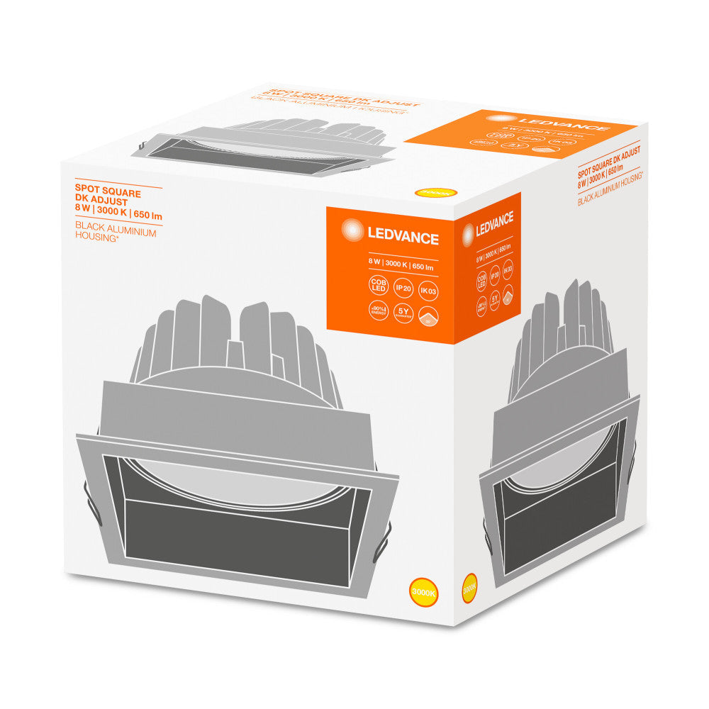 Foco LED LEDVANCE 8W 650Lm 3000K 36º IP20