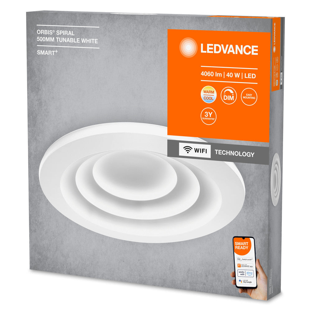 Ledvance Plafon LED "Smart" 40W 1900Lm 3000…6500K 161º IP20 Regulável