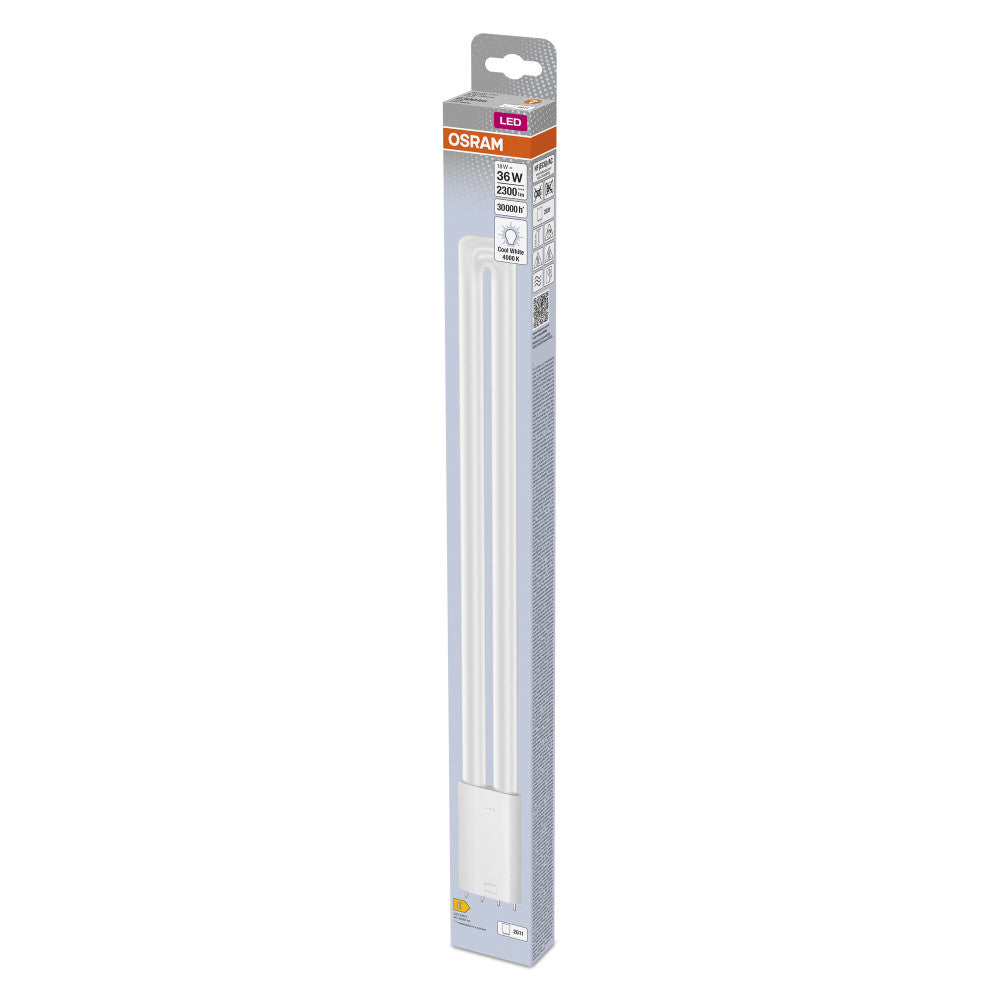 Ledvance/DULUX 2G11 Lâmpada LED 18W 2300Lm 4000K 140º IP20