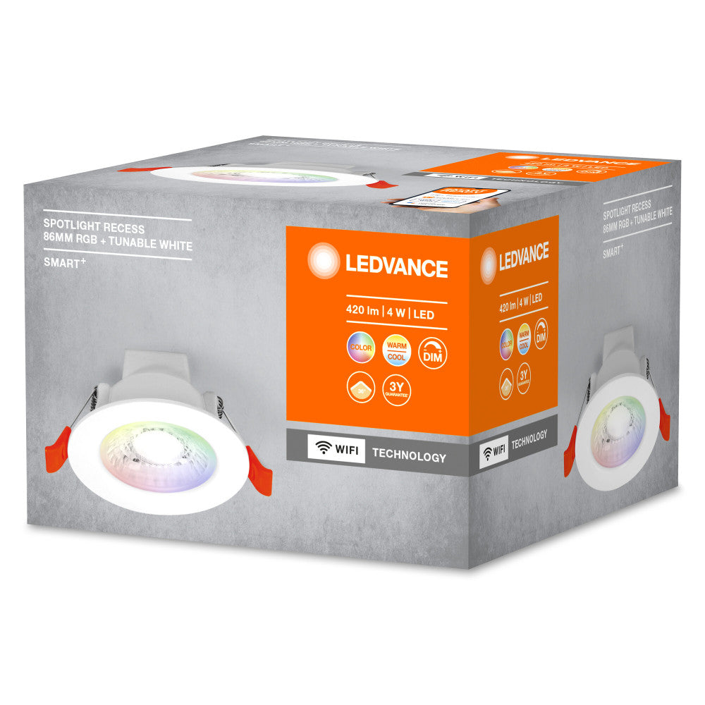 Ledvance Downlight LED "Smart" 4W 400Lm 3000…6500K 36º IP20 Regulável