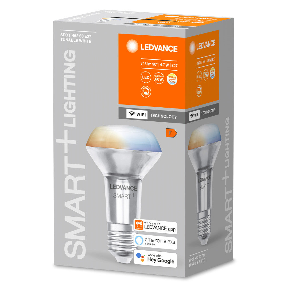 Lâmpada LED Ledvance "SMART" E27 4,7W 345Lm 2700…6500K 45º Regulável