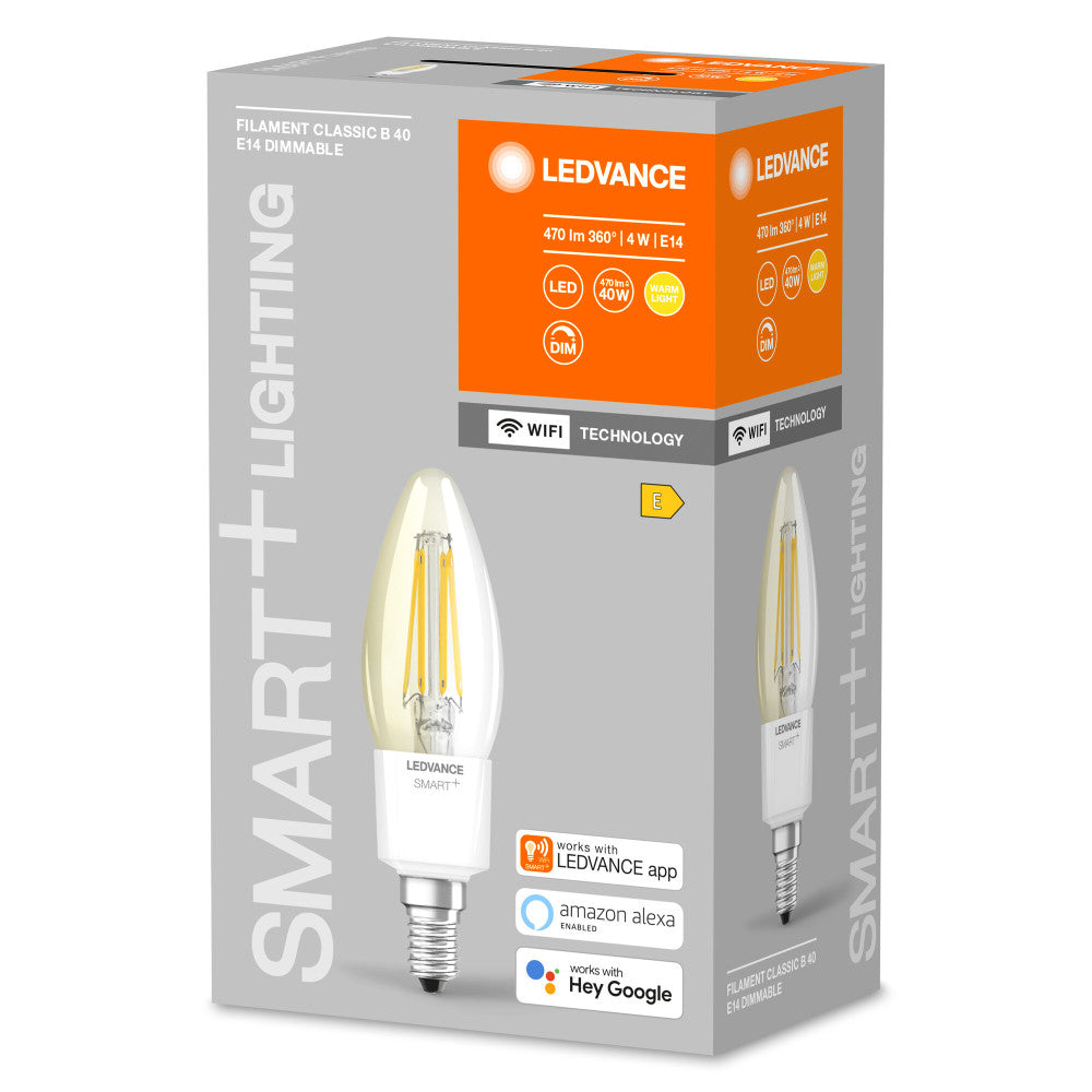 Lâmpada LED Ledvance "SMART" E14 4W 470Lm 2700K 300º IP20 Regulável