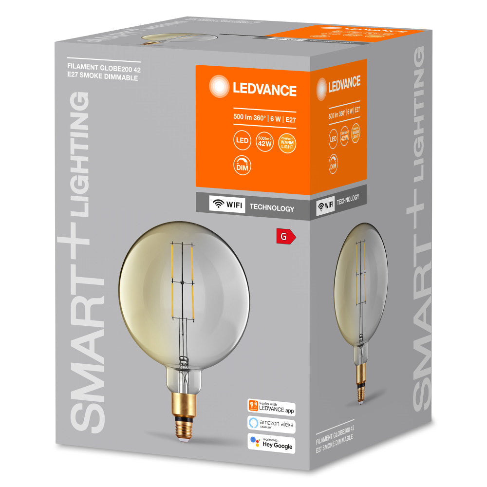 Lâmpada LED Ledvance "SMART" E27 6W 500Lm 2500K 320º IP20 Regulável