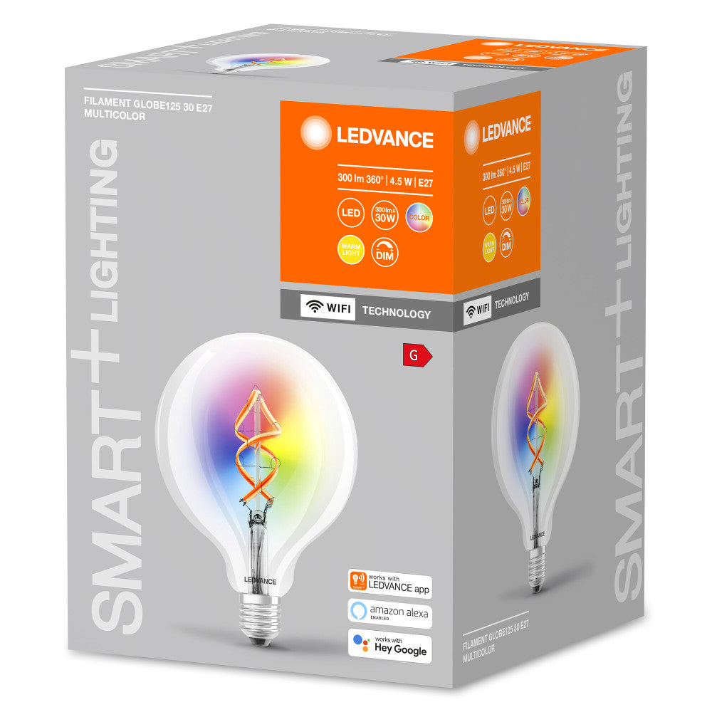 Lâmpada LED Ledvance "SMART" E27 4,5W 300Lm 2700K 300º IP20 Regulável