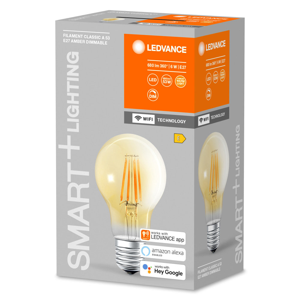 Lâmpada LED Ledvance "SMART" E27 6W 680Lm 2400K 300º IP20 Regulável