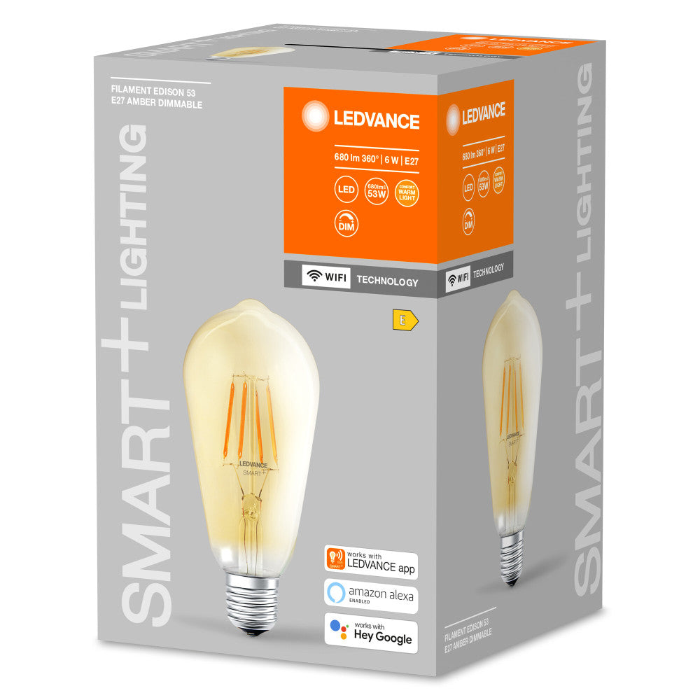 Lâmpada LED Ledvance "SMART" E27 6W 680Lm 2400K 300º IP20 Regulável