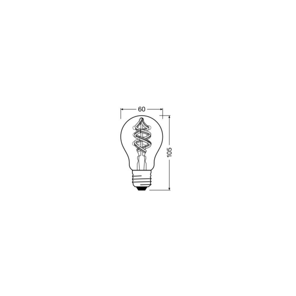 Lâmpada LED Ledvance "SMART" E27 4,5W 300Lm 2700K 300º IP20 Regulável