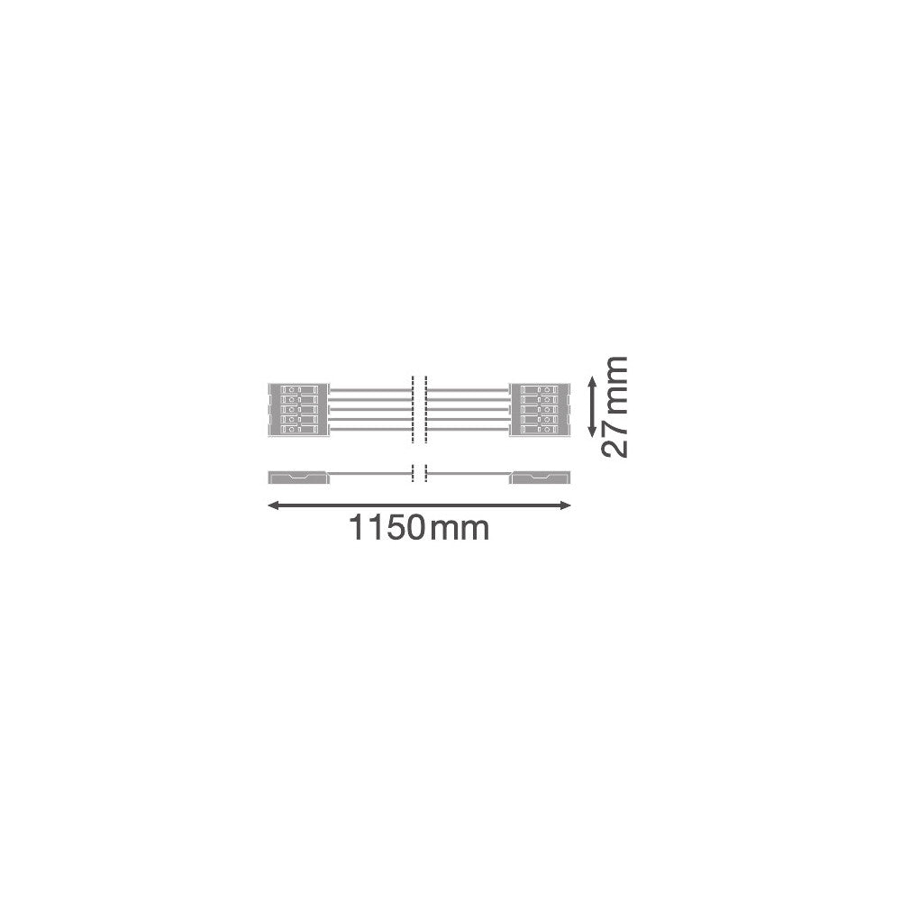 Equipamento impermeável Ledvance 120Cm x 1 tubo