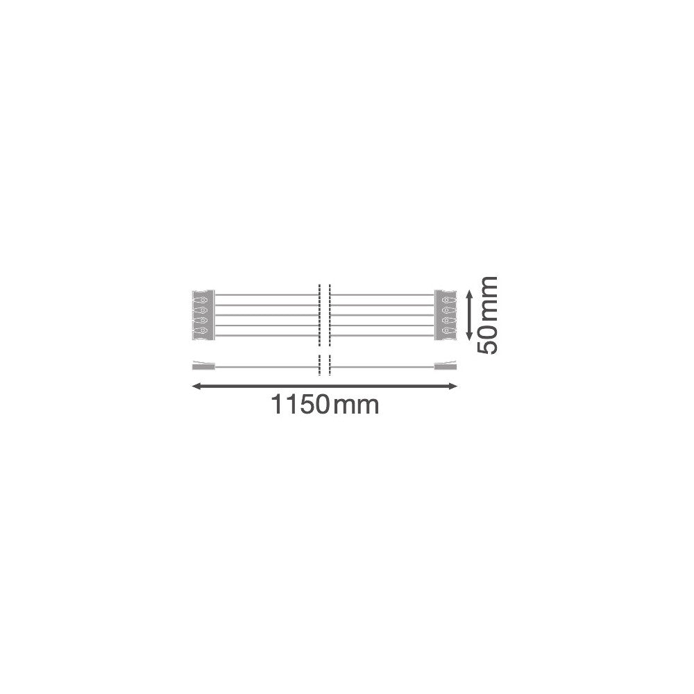 Equipamento impermeável Ledvance 120Cm x 2 tubos