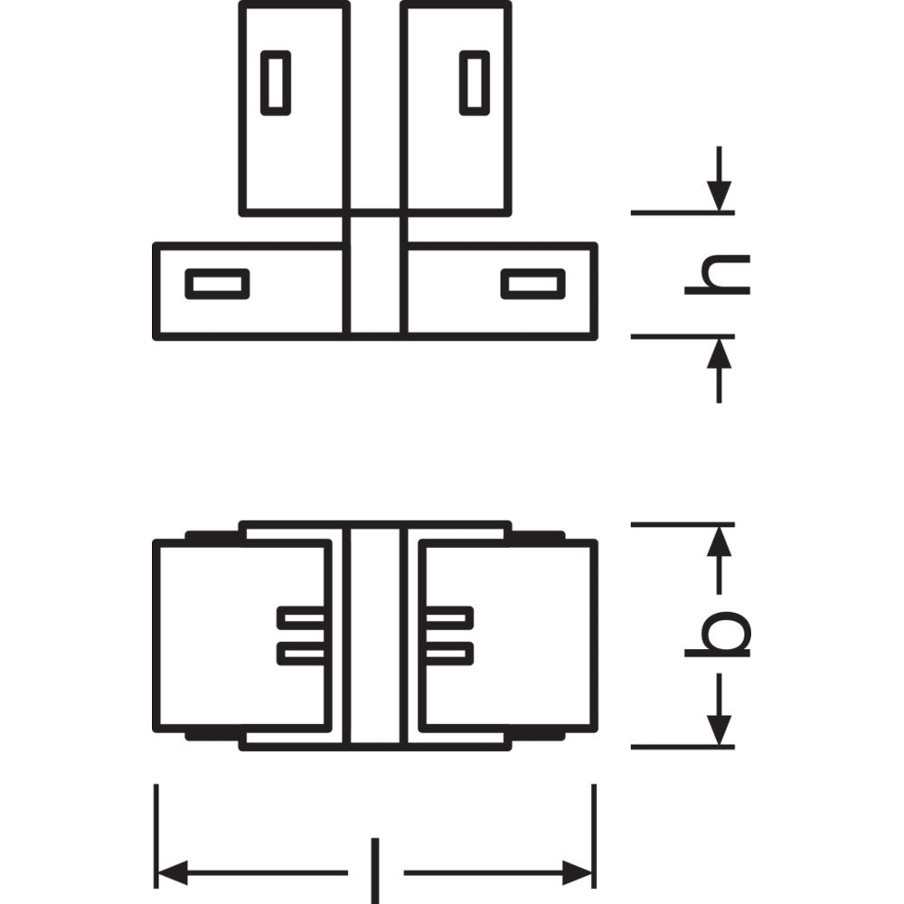 Conectores de fita de LED Ledvance PFM/VAL -CSD/P2/P Pack 2