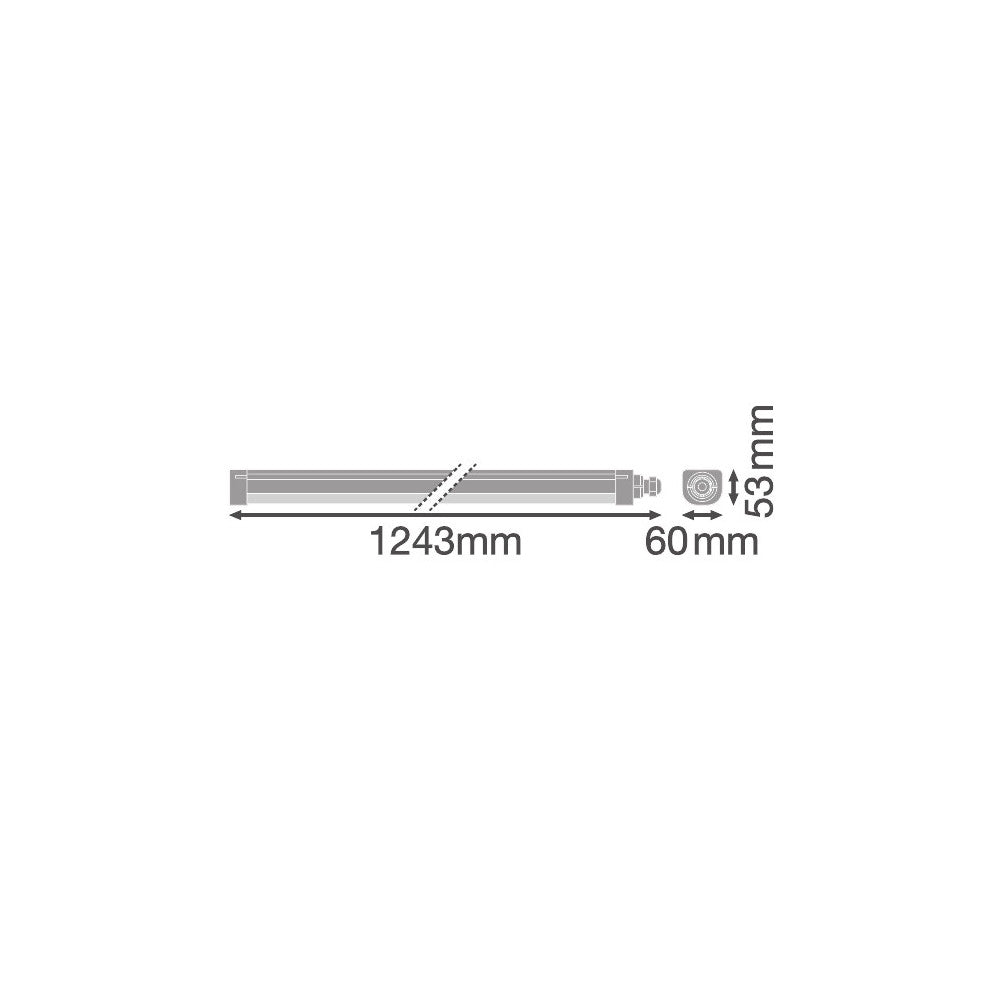 Equipamento Impermeável Ledvance 33 / 21W 3960 / 2600Lm 4000K 120º IP66 Regulável