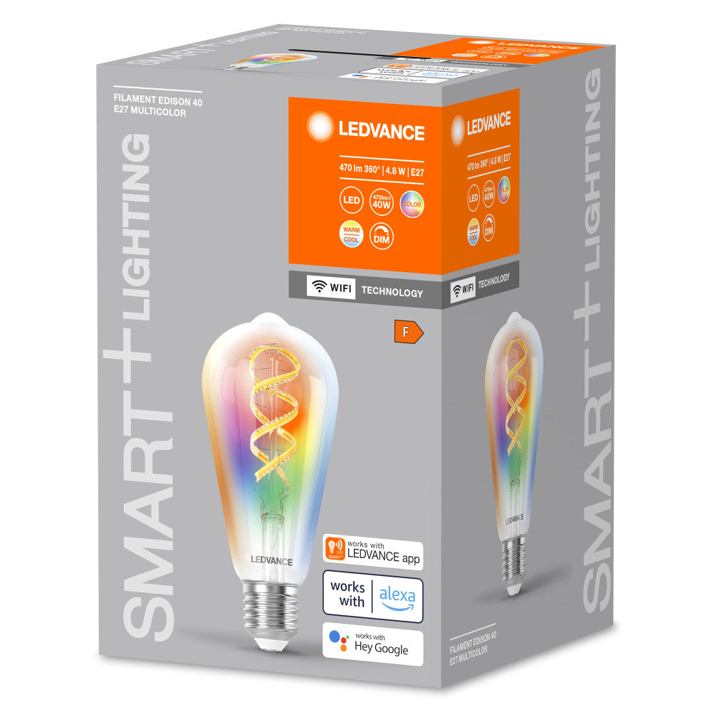 Lâmpada LED Ledvance "SMART" E27 4,8W 470Lm 2700…6500K 320º IP20 Regulável