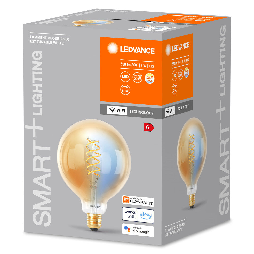 Lâmpada LED Ledvance "SMART" E27 8W 600Lm 2200…5000K 320º IP20 Regulável