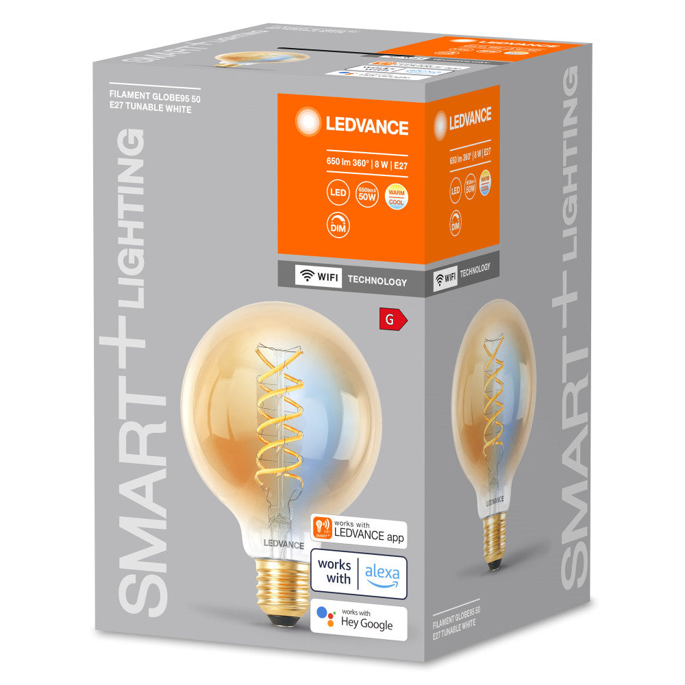Lâmpada LED Ledvance "SMART" E27 8W 600Lm 2200…5000K 320º IP20 Regulável