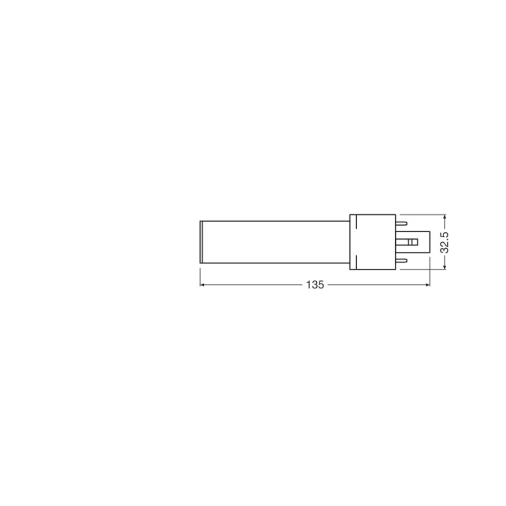 Ledvance/DULUX G23 Lâmpada LED 3.5W 360Lm 3000K 120º IP20