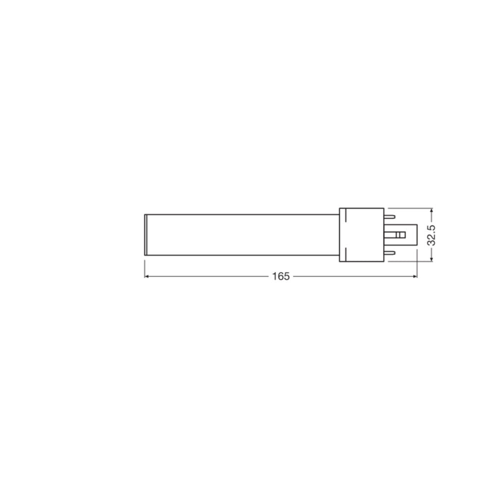 Ledvance/DULUX G23 Lâmpada LED 4W 500Lm 3000K 120º IP20