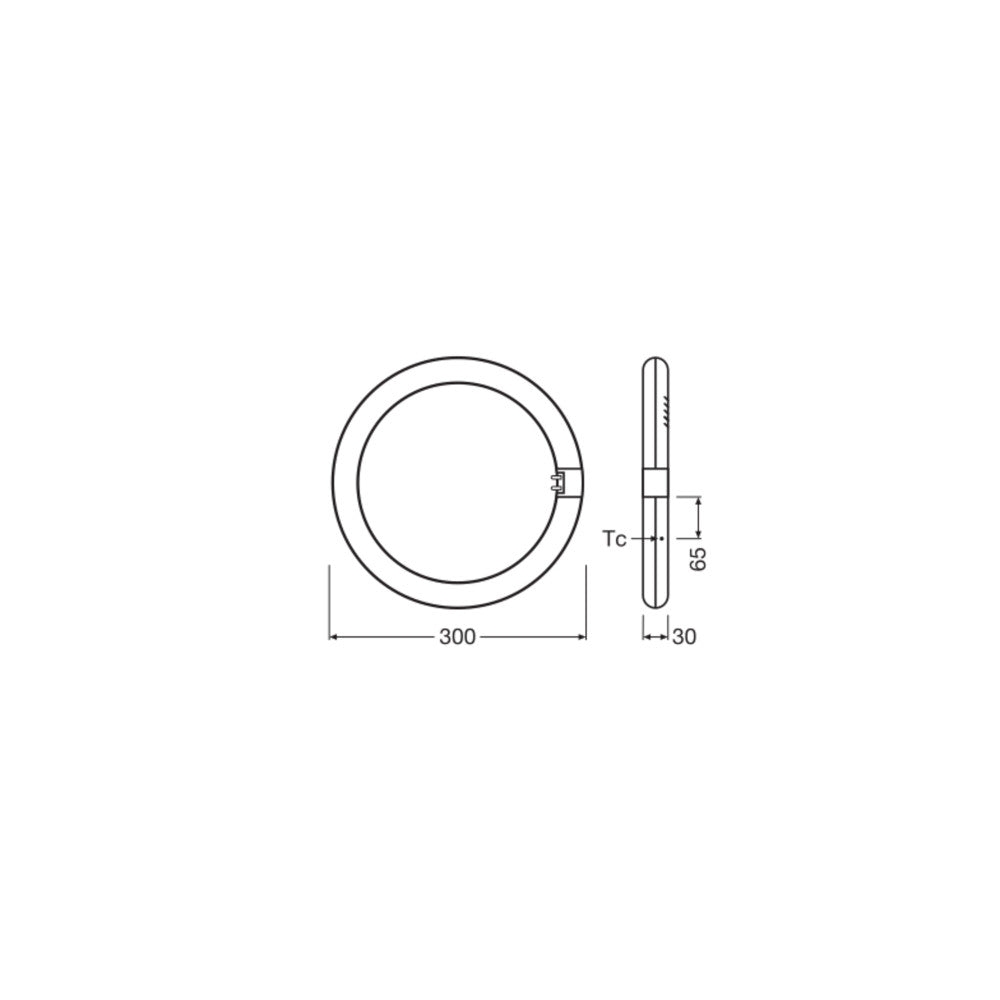 Tubo LED T9 Ledvance G10q 18,3W 2200Lm 4000K 110º IP20