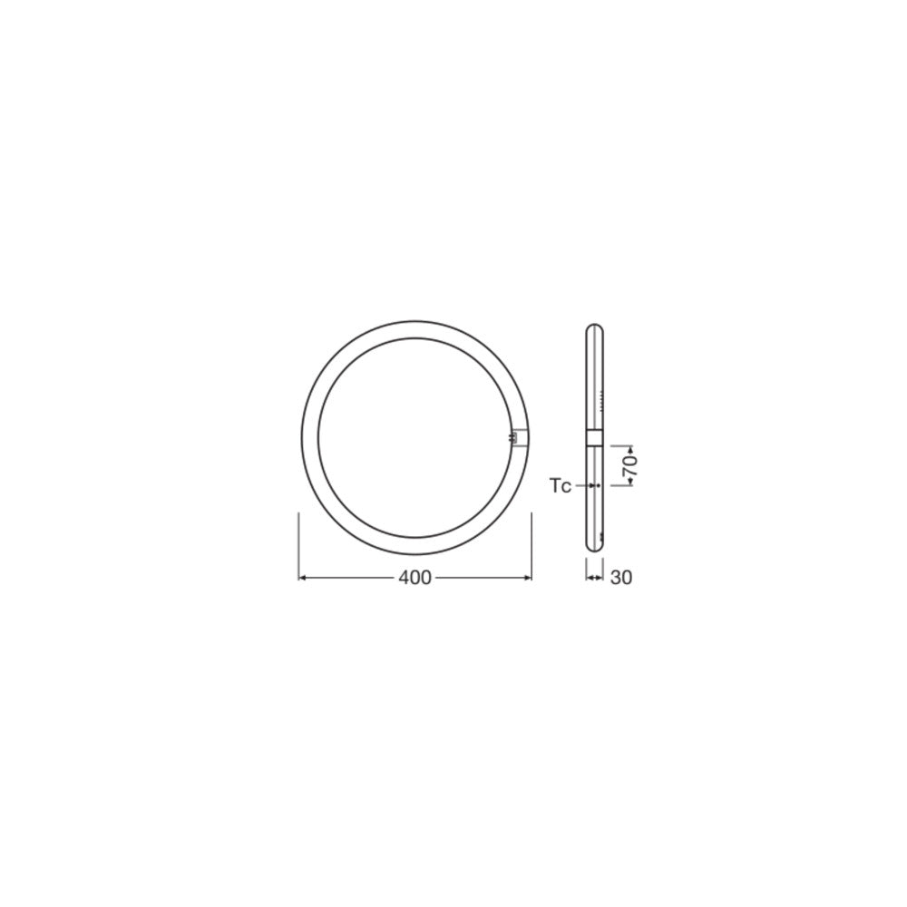 Tubo LED T9 Ledvance G10q 24W 2900Lm 6500K 110º IP20