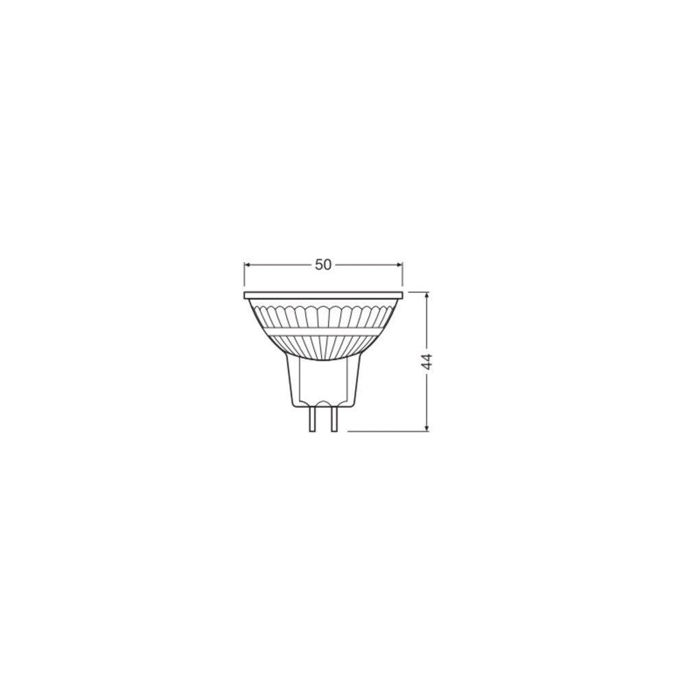 Lâmpada Foco LED Ledvance/Osram GU5.3 6.5W 621Lm 3000K 36º IP20