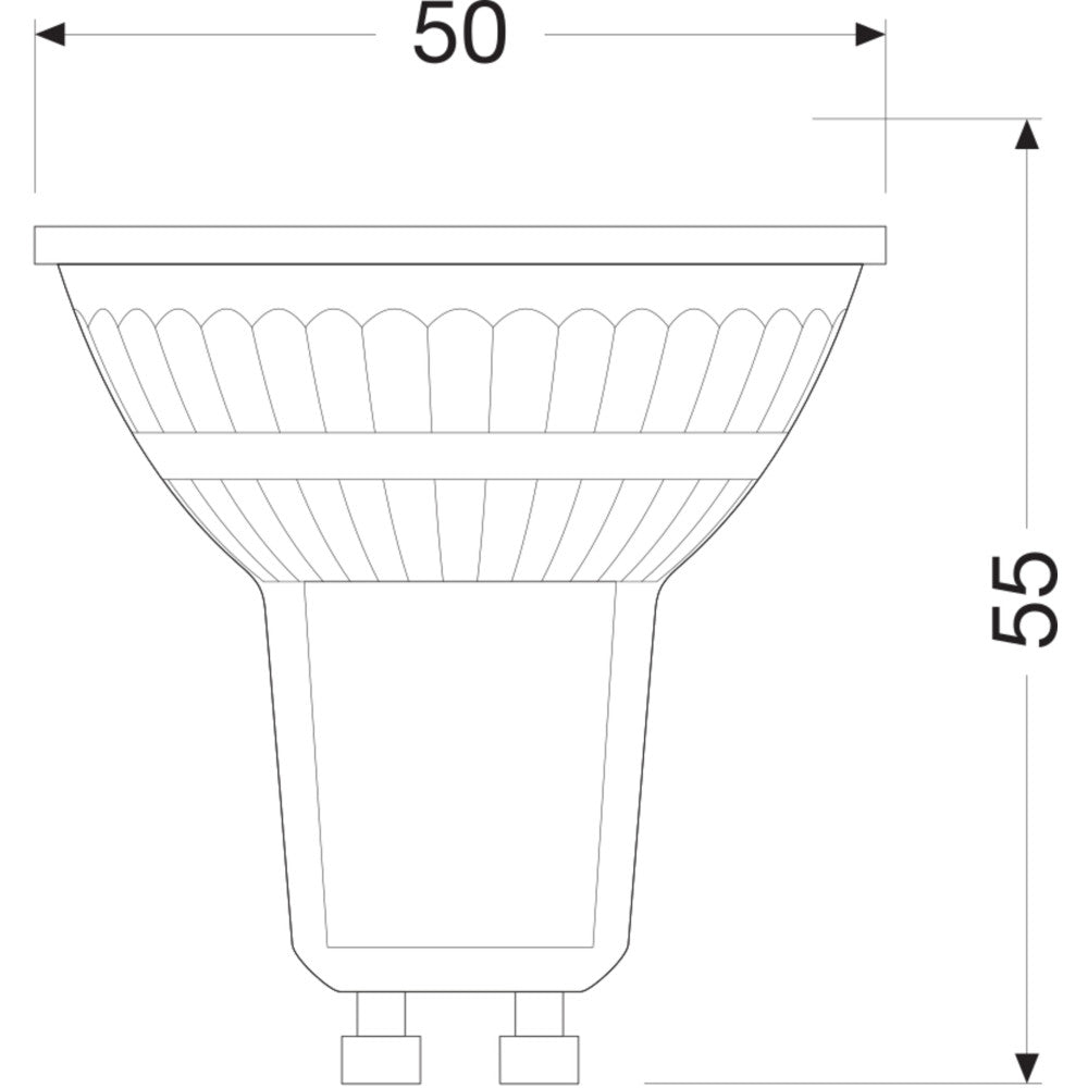 Lâmpada Foco LED Ledvance/Osram GU10 2W 360Lm 2700K 36º IP20