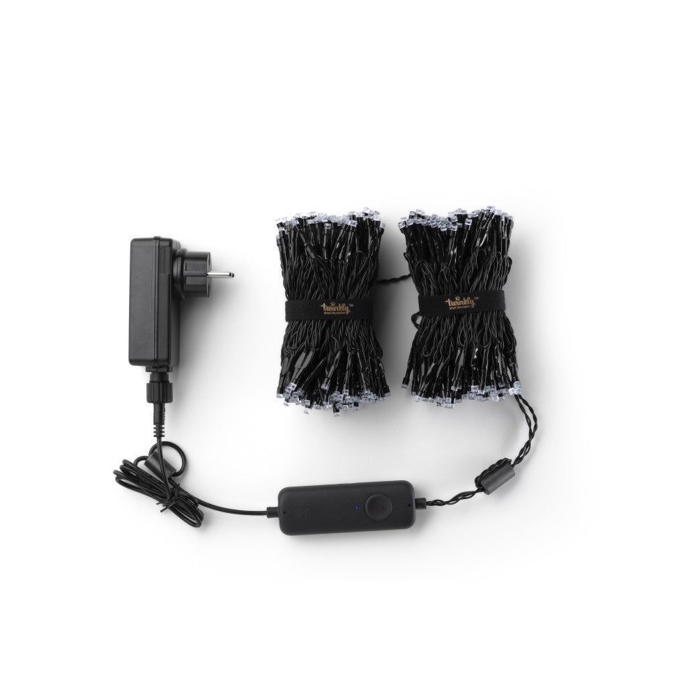 Guirlanda de LED cintilante controlada por aplicativo 32M BT + WIFI IP44 x 400 LED 40.000H