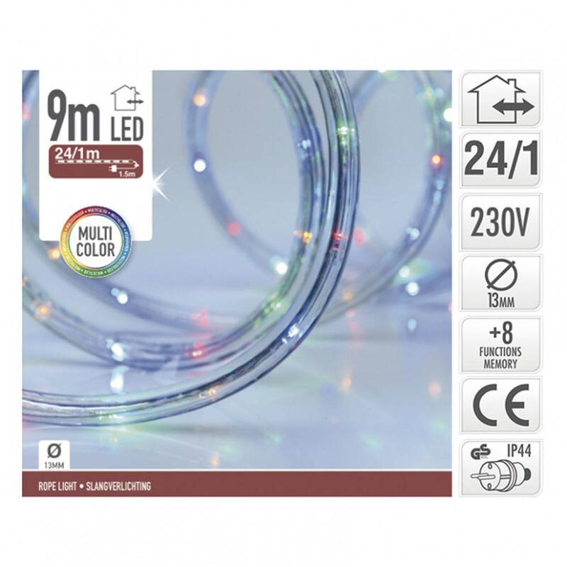 Mangueira Exterior LED RGB Redonda 8 Modos 9m