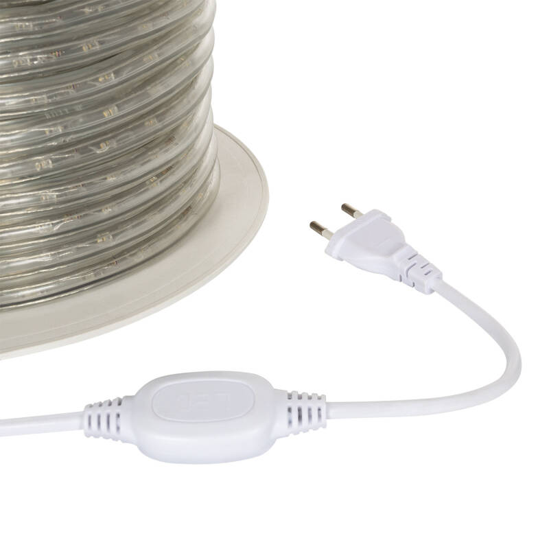 Mangueira LED Redonda 220V 36 LED/m Rolo 50m Corte 100cm IP65