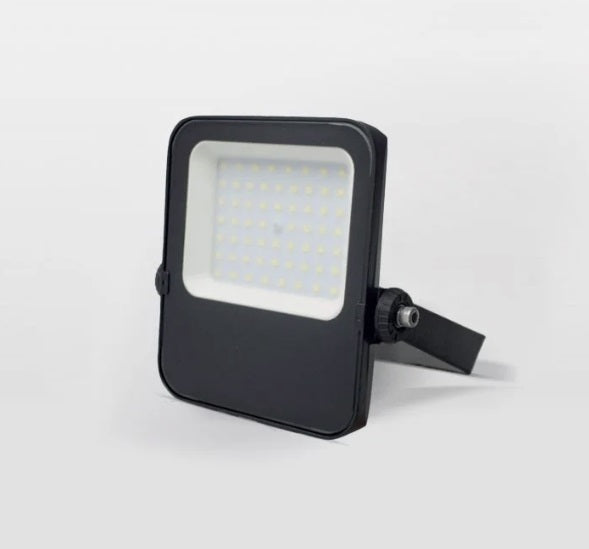 Projetor LED Slim Preto -3000K-  MaxLed