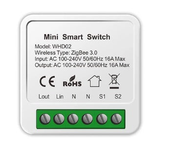 Mini Rele Zigbee 3.0 c\ medidor de consumo