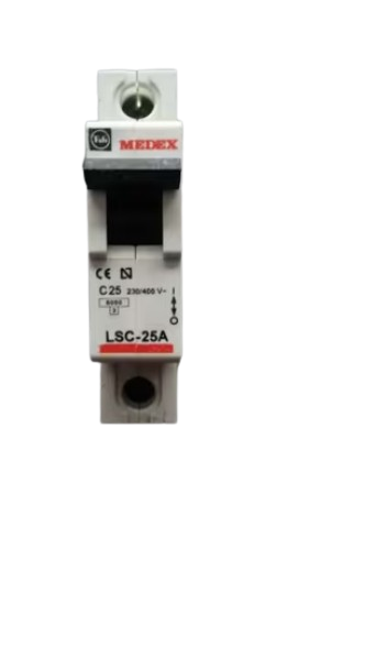 Disjuntor LSC-10A 1P C 10A 6KA MEDEX #60009