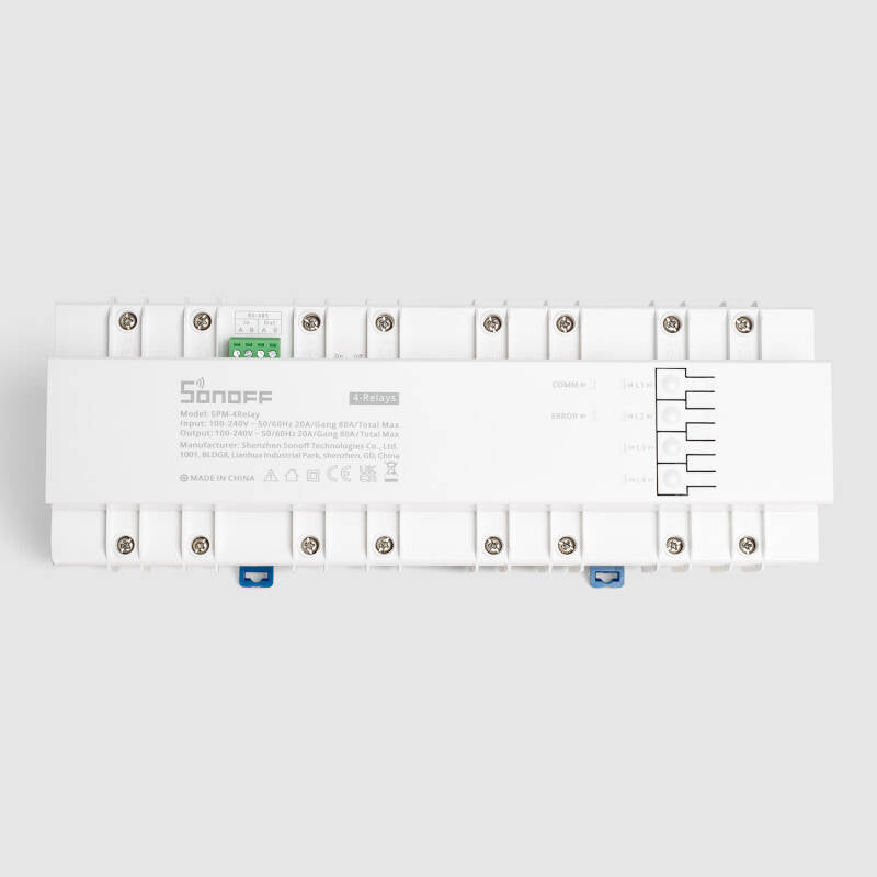 Medidor de Potência WiFi Unidade Escrava Relés SONOFF SPM-4 Relay