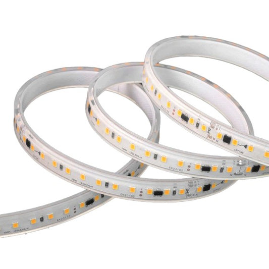 Fita LED 230V SMD 120LED/m IP65 3000K | FILUX F2710
