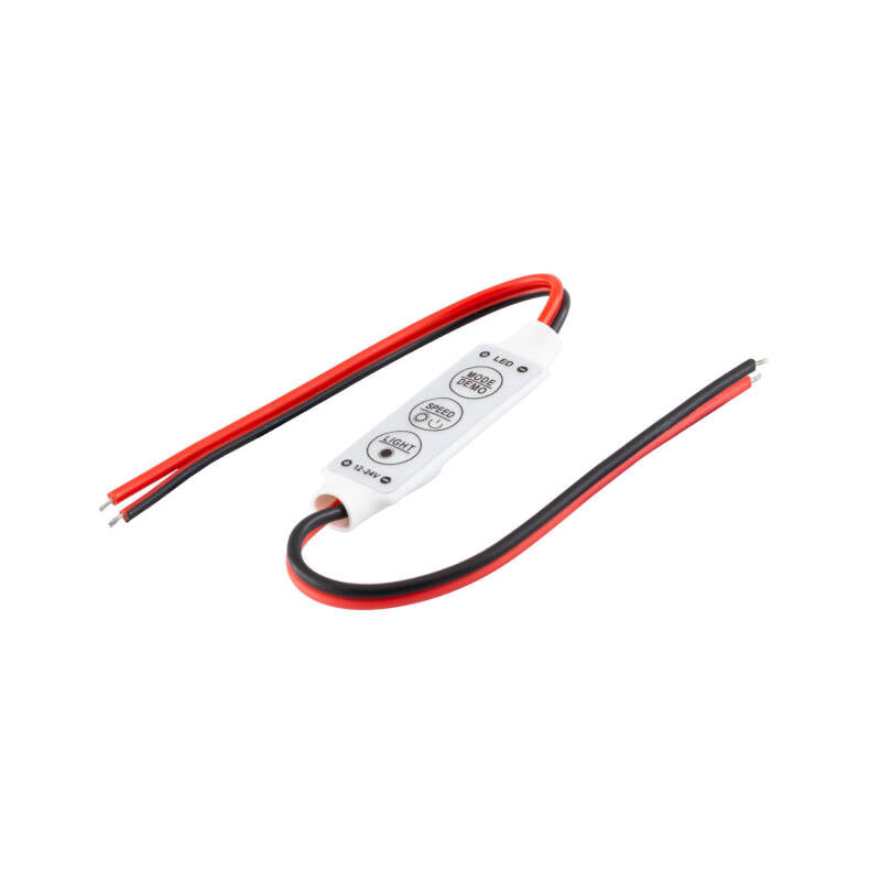 Mini Controlador Dimmer Fita Led Monocor 12-24V DC