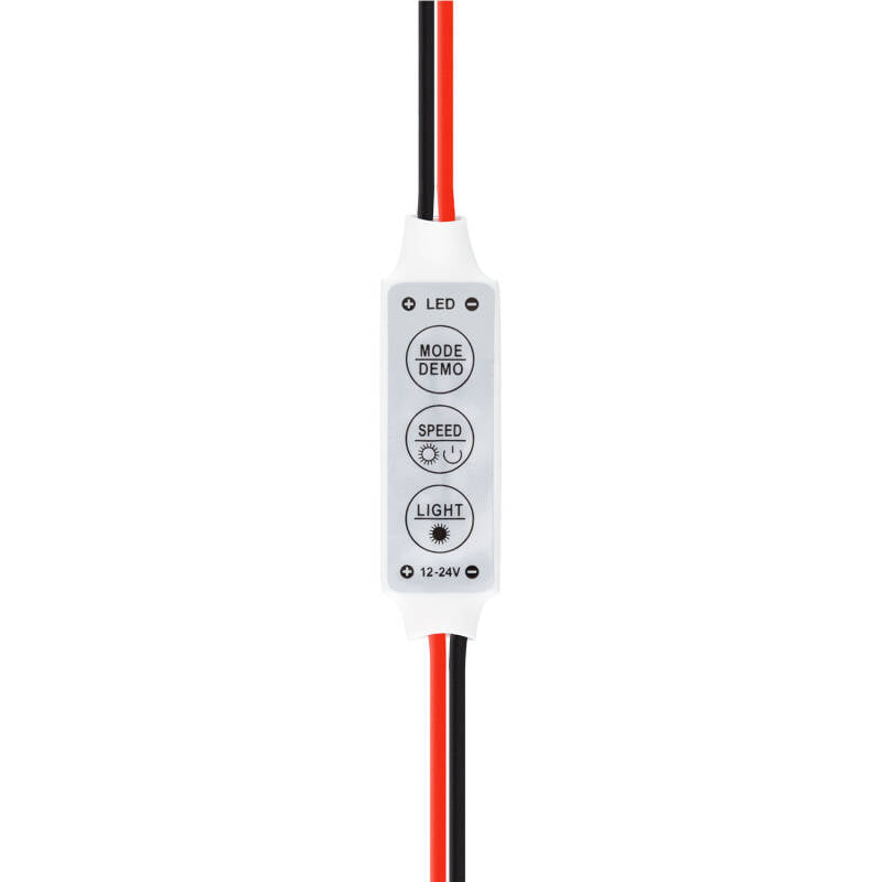 Mini Controlador Dimmer Fita Led Monocor 12-24V DC
