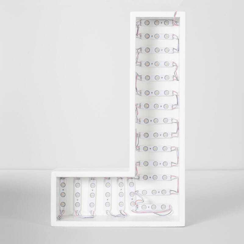 Módulo LED 20 Peças 22W IP65 24V DC para Cartazes Publicitários 2.5m