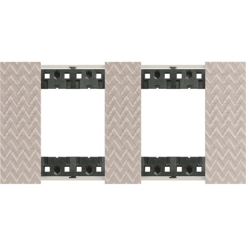 Moldura 2 x 2 Módulos IMD BTicino Living Now KA4802M2M_