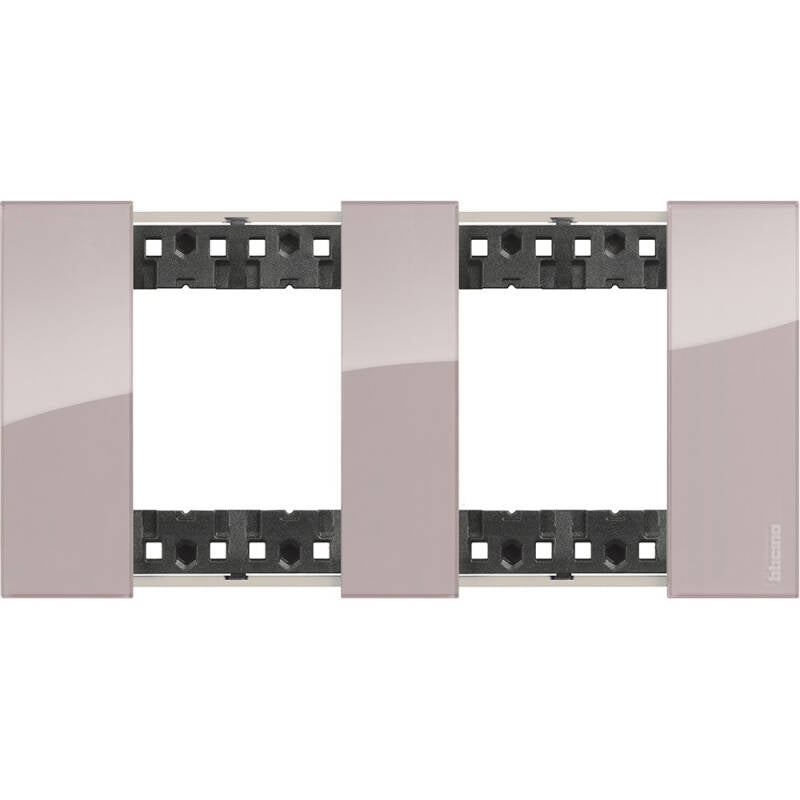 Moldura 2 x 2 Módulos Kristall BTicino Living Now KA4802M2__