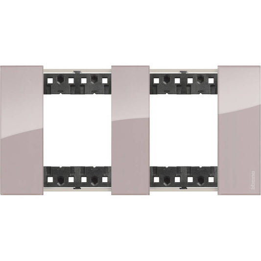 Moldura 2 x 2 Módulos Kristall BTicino Living Now KA4802M2__