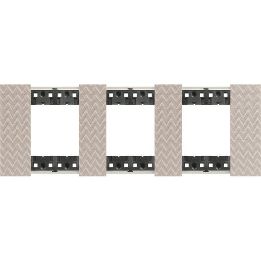 Moldura 2 x 3 Módulos IMD BTicino Living Now KA4802M3M_