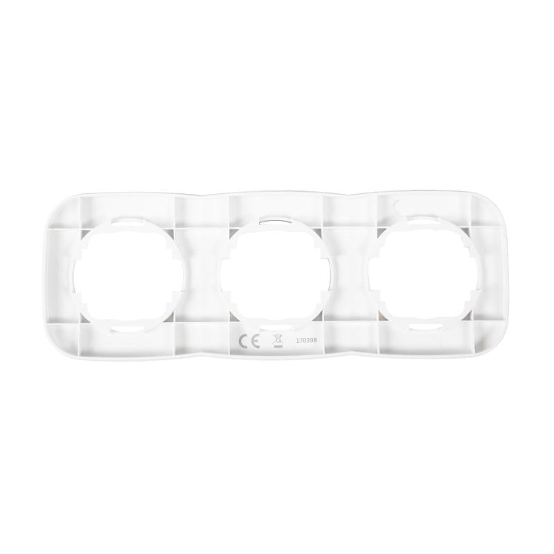 Moldura 3 Módulos para Mecanismos Classic Round