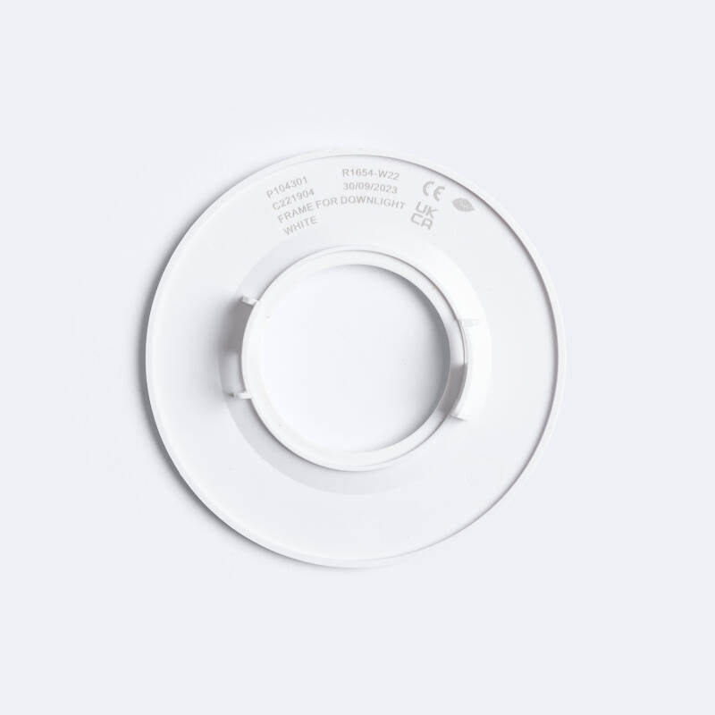 Moldura Acabamento para Downlight LED À prova de fogo Circular 4CCT Regulável IP65