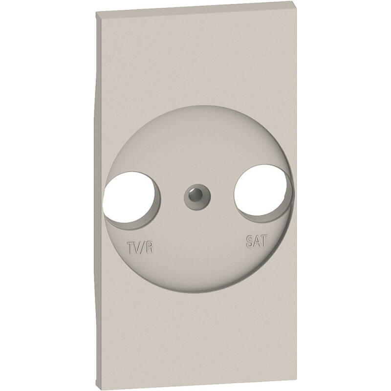 Moldura Adaptador Universal Base TV/R-SAT 2 Módulos BTicino Living Now K_4212
