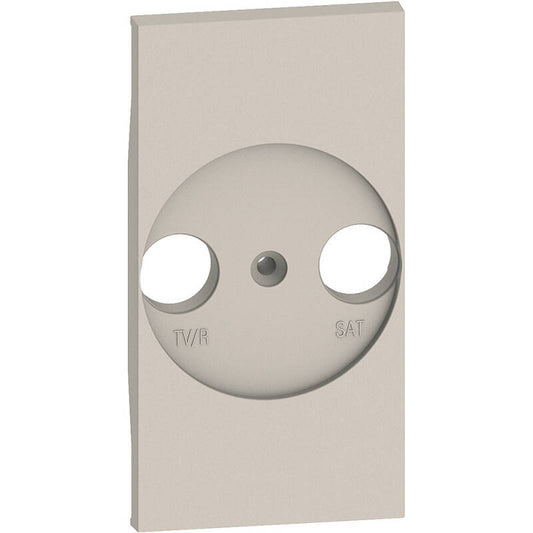 Moldura Adaptador Universal Base TV/R-SAT 2 Módulos BTicino Living Now K_4212