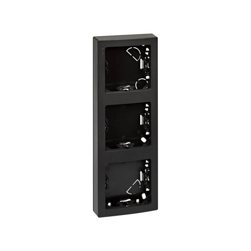 Moldura com Base para 3 Elementos Verticais SIMON 73 LOFT 73631