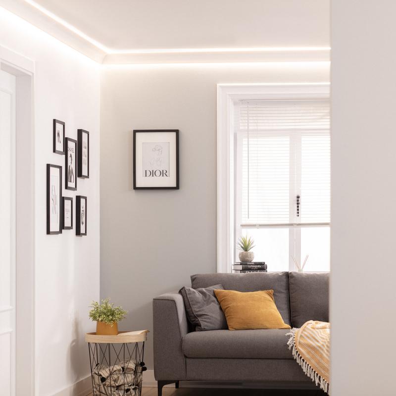 Moldura para 2 Fitas LED 2m Arco